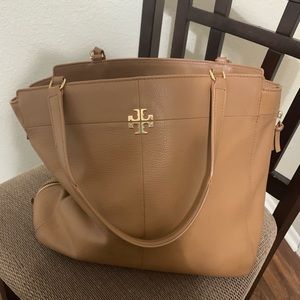 Brown Tory Burch tote